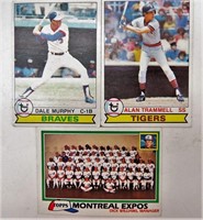 (3) 1979 & '81 TOPPS Baseball Cards