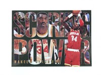 '94 FLAIR NBA SCORING POWER Hakeem Olajuwon