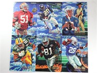 1995 FLEER Football Cards (1 Thru 6 Set)