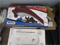 THERAPEUTIC MASSAGER + BOX OF POLY GLOVES