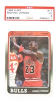 1988 FLEER Michael Jordan #17 Card PSA Graded 3 VG