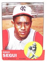 1963 TOPPS Diego SEGUI Baseball Card # 157