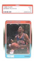 1988 FLEER Dennis Rodman Card #43 PSA Graded 5 EX