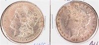 Coin 2 Morgan Silver Dollar 1878-P, 1881-S