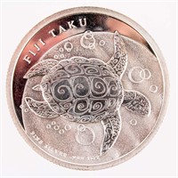 Coin Fuji 2013 Turtle 1 Ounce .999 Fine Silver