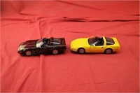 (2) 1992 Corvette ZR-1 Model Cars