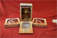 Teddy Ruxpin Talking Bear with Outfits, Book, Tape