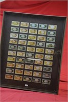 Framed Set of Ogden's Cigarette Cards