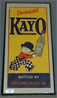 Demand Kayo Chocolate Drink Advertising Sign