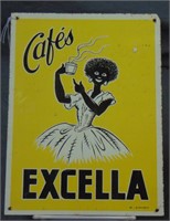 Tin Coffee Advertising Sign