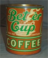 Better Cup Coffee Three Pound Tin.