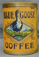 Scarce Blue Goose Coffee Tin.