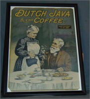 Dutch Java Blend Coffee Poster.