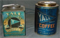 Yale Coffee Tin Lot.