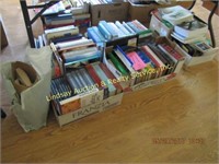 6 Boxes & 1 Bag Of Misc Books (see Pics)