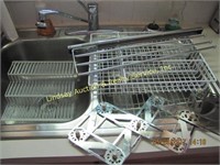 5 Pcs: Spice Racks, Wall Hanger, Utensil Tray, &