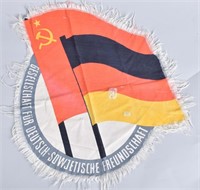 GERMAN, SOVIET FRIENDSHIP FLAG,  1940'S