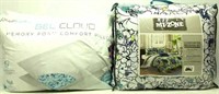 Twin Comforter Set & (2) Foam Cluster Pillows