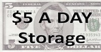 $5 A Day Storage After Friday