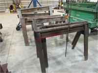 3 Sets of Wooden Saw Horses