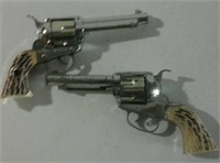 Pair Mattel cap pistols with some condition