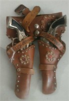 Roy Rogers cap guns and holster