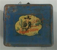 Hopalong Cassidy tin lunch pail with thermos