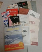 Many playbill and other program books.