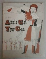 Annie Get Your Gun playbill with autographs
