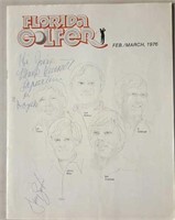 Florida Golfer 1976 autographs.