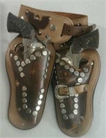 Roy Rogers cap guns and double holster