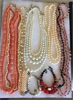 Pearl-Like, Stone Necklaces