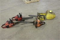 (2) Homelite Chain Saws, McCulloch, and