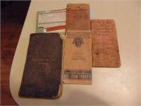 1920-1940's Insurance Books and Certificates