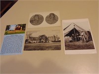 USA- 4 Postcards- Lincoln and