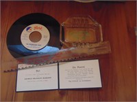 Saskatchewan-  Ashtray / Record / Ruler