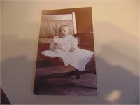 Ontario -Postcard- Baby On Chair