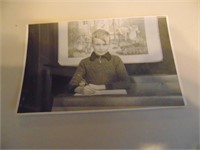 Ontario -Postcard- Boy In School
