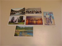 4 British Columbia Postcards