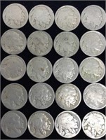 20  Indian Head Nickels