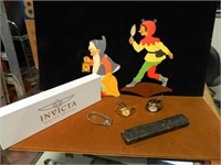 Invicta Watch Bands In Box, Vintage Bulova Watch,