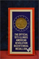 1973 ILL Comm. Bronze Medal   Chief Illiniwek