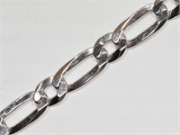 1-NT11 Sterling Silver Mens Chain Necklace