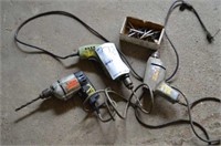 3 MISC ELECTRIC DRILLS