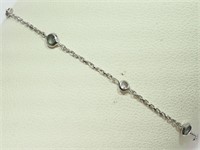 19X- 14k alexandrite & diamond chain -$2,200