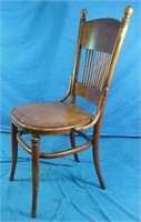single Hardwood chair