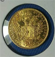 Rare 1915 Austria gold coins 3.5 grams 10 Francs