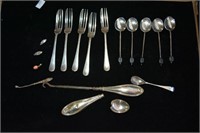 Collection of assorted sterling silver items