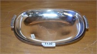 Danish silver plate serving bowl by 'Cohr'