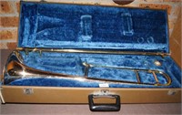 Japanese brass trombone by Yamaha, model